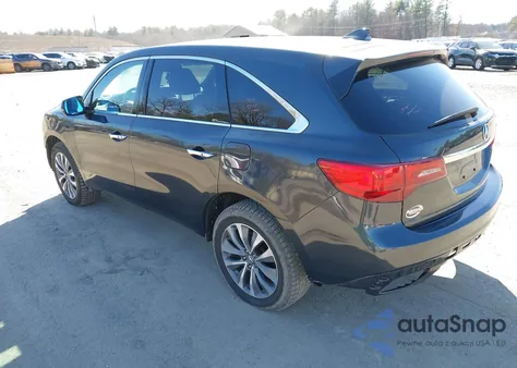 2015 Acura Mdx Technology Package z USA, uszkodzony, nr VIN 5FRYD4H46FB001393